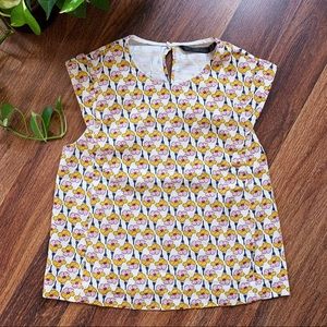 LAST CALL • NEW • ZARA Floral Print Cotton Top